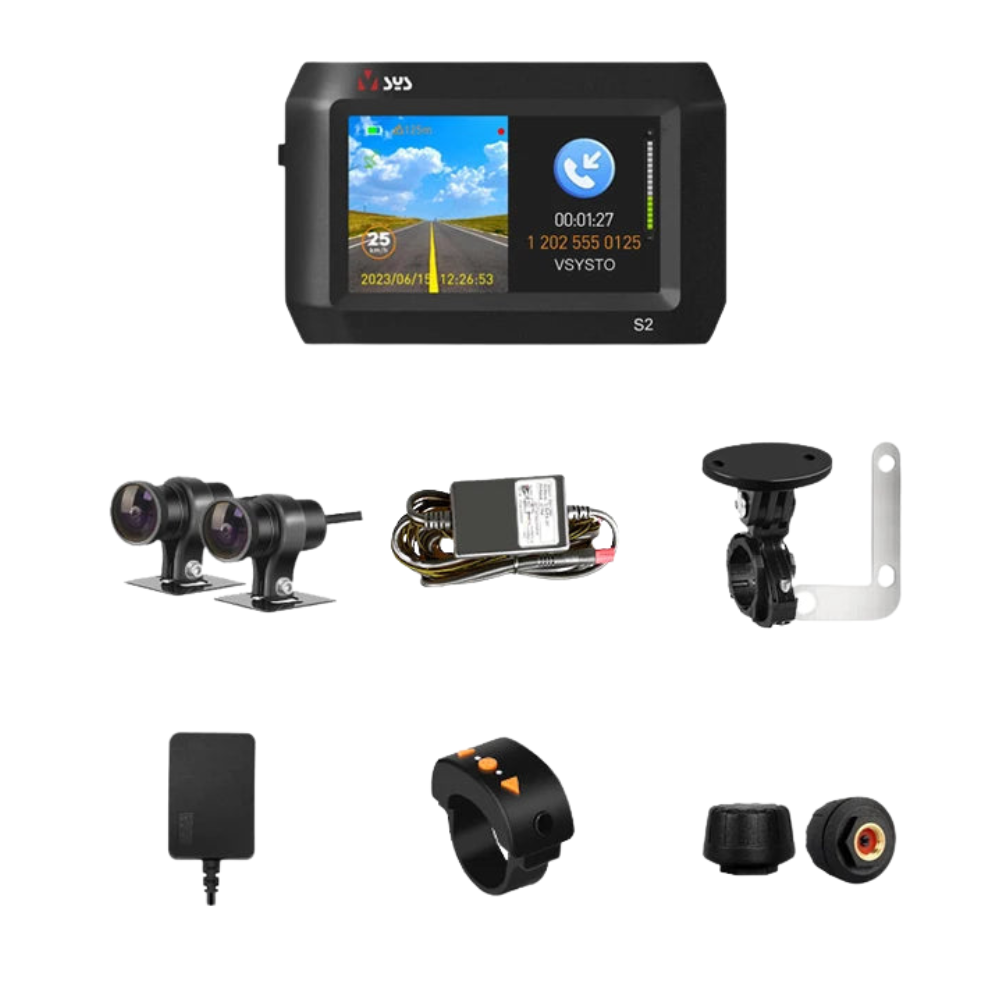 Caméra Moto Double Vue