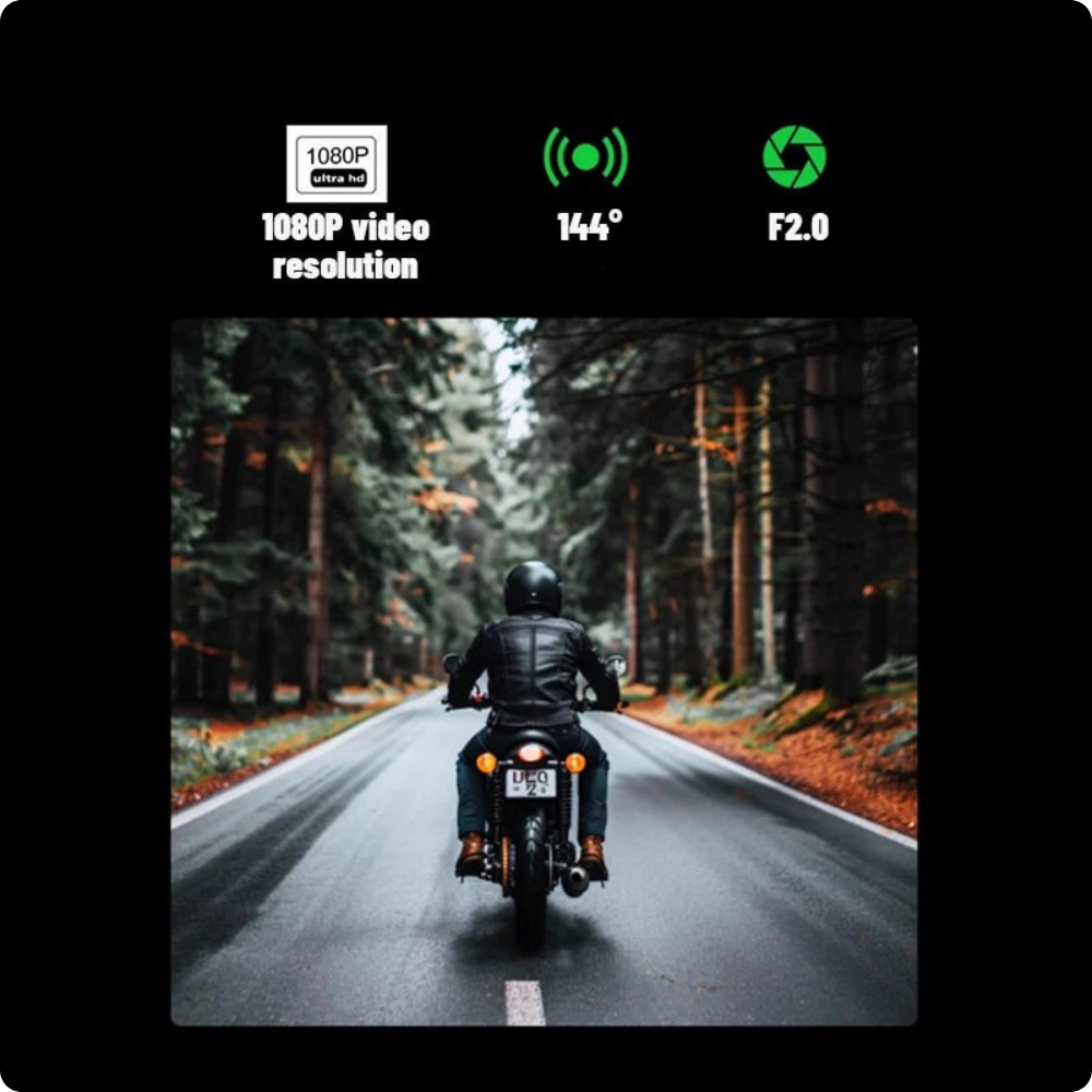 Dashcam connecté motos Pro HD