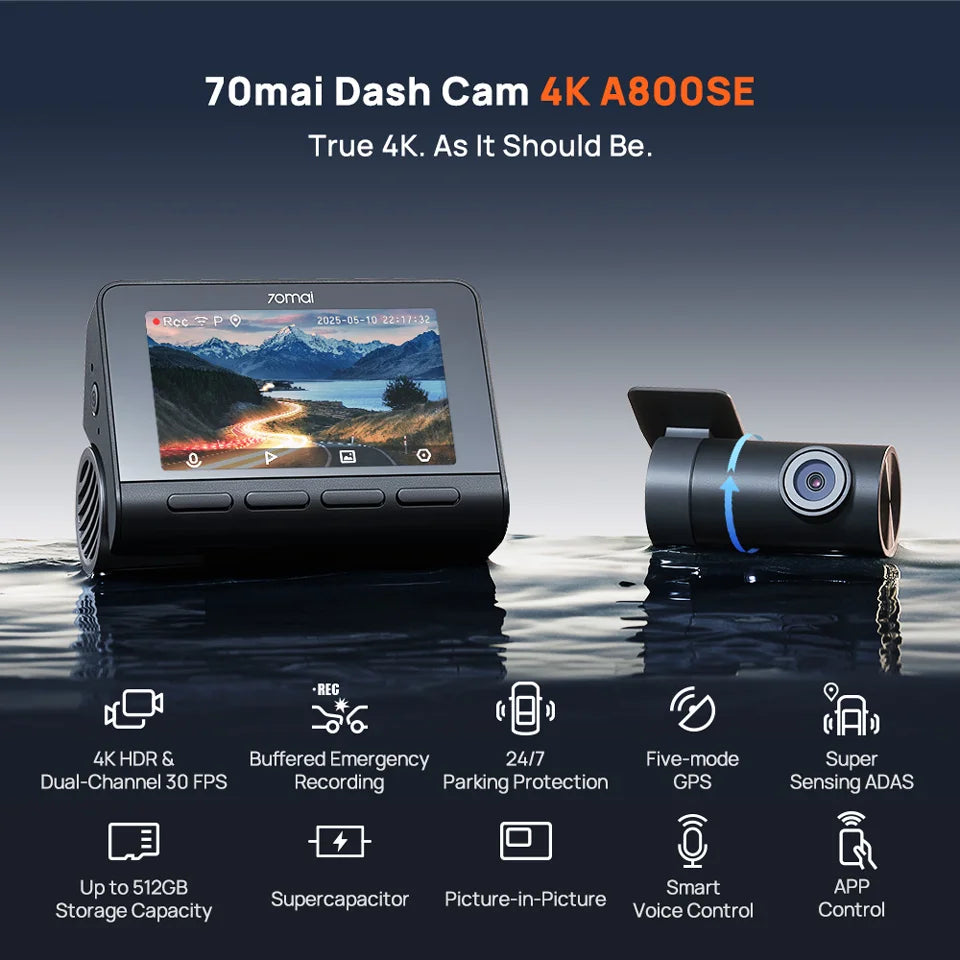 VisionRoute Dash cams 4K