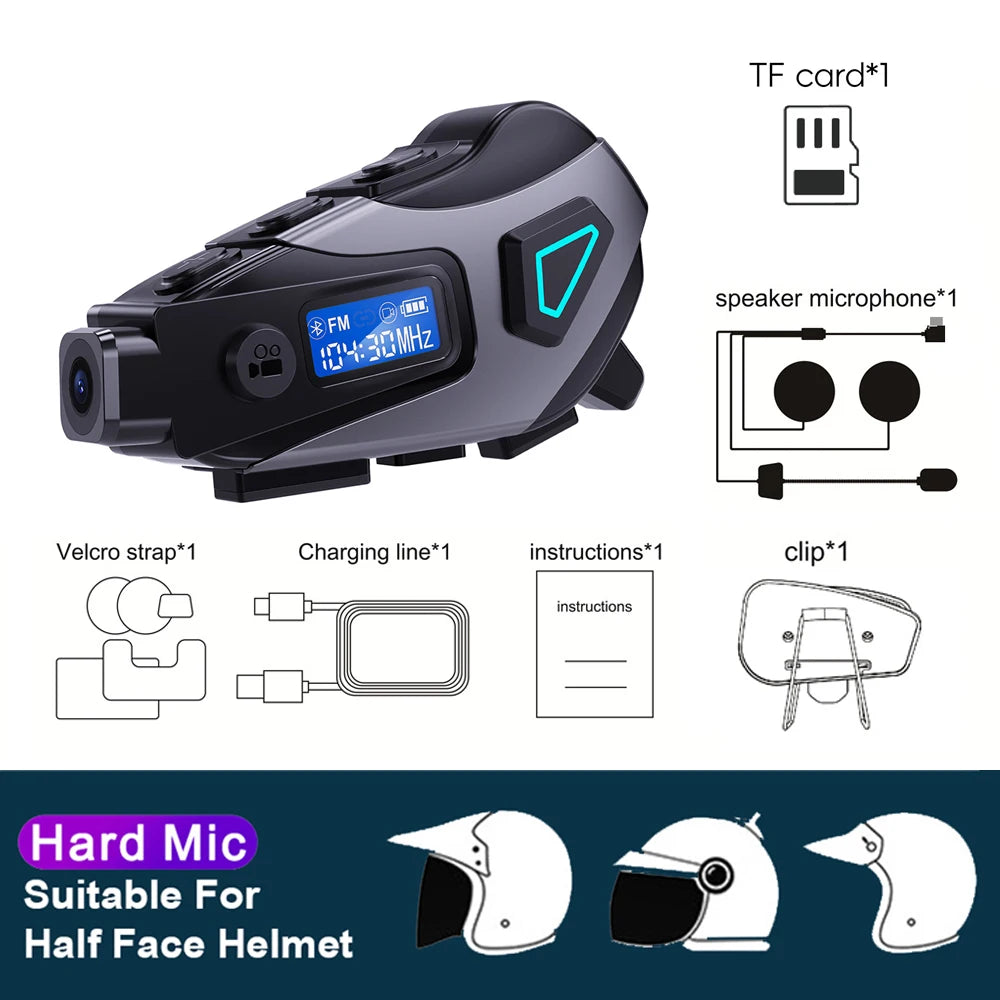 Caméra Motos Vision HD Bluetooth